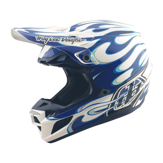 TROY LEE DESIGNS SE5 Composite Torched Helm - Blauw