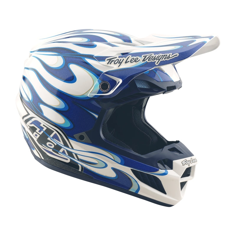 TROY LEE DESIGNS SE5 Composite Torched Helm - Blauw