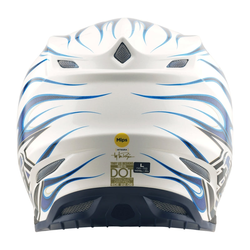 TROY LEE DESIGNS SE5 Composite Torched Helm - Blauw