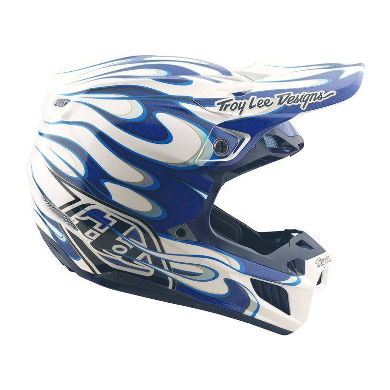 TROY LEE DESIGNS SE5 Composite Torched Helm - Blauw
