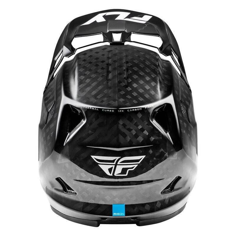 FLY RACING Werx-R Carbon Solid Fietshelm - Black Carbone