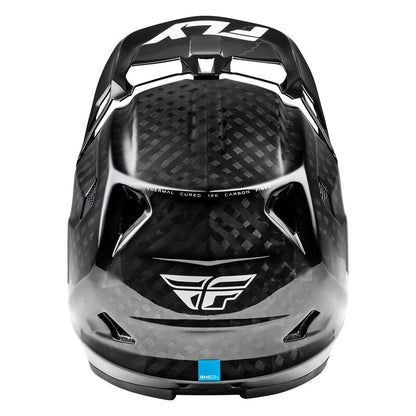 FLY RACING Werx-R Carbon Solid Fietshelm - Black Carbone
