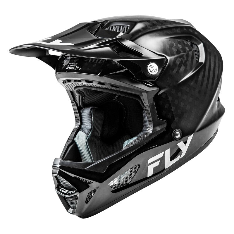 FLY RACING Werx-R Carbon Solid Fietshelm - Black Carbone