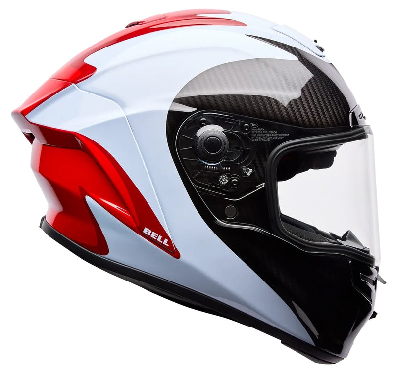 BELL Race Star DLX Flex Helmet - Fluid Red/White
