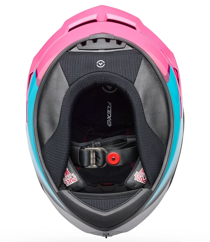 BELL Race Star DLX Flex Helmet - Fluid Red/White