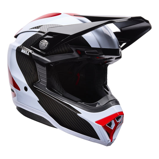 BELL Moto-10 Spherical Helmet - Fluid Black/Red