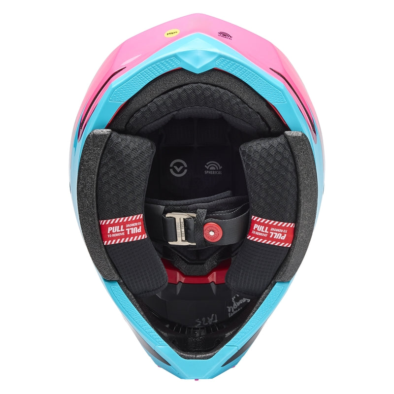 BELL Moto-10 Spherical Helmet - Fluid Black/Red