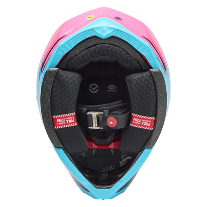 BELL Moto-10 Spherical Helmet - Fluid Black/Red