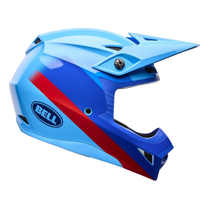 BELL MX-10 Mips Helmet - Aviator Blue/Red