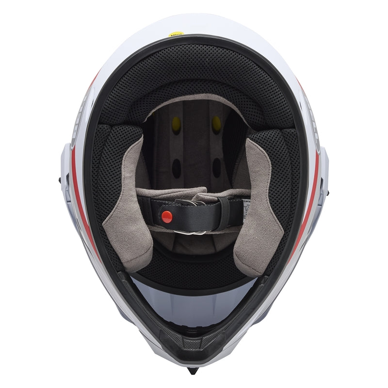 BELL MX-9 Adventure Mips Helmet - Trial White/Red