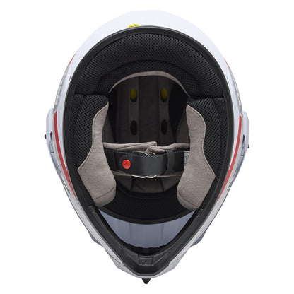 BELL MX-9 Adventure Mips Helmet - Trial White/Red
