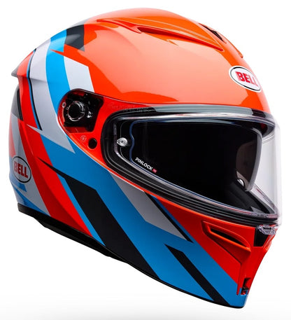 BELL Lithium Helmet - Nova Orange/Blue