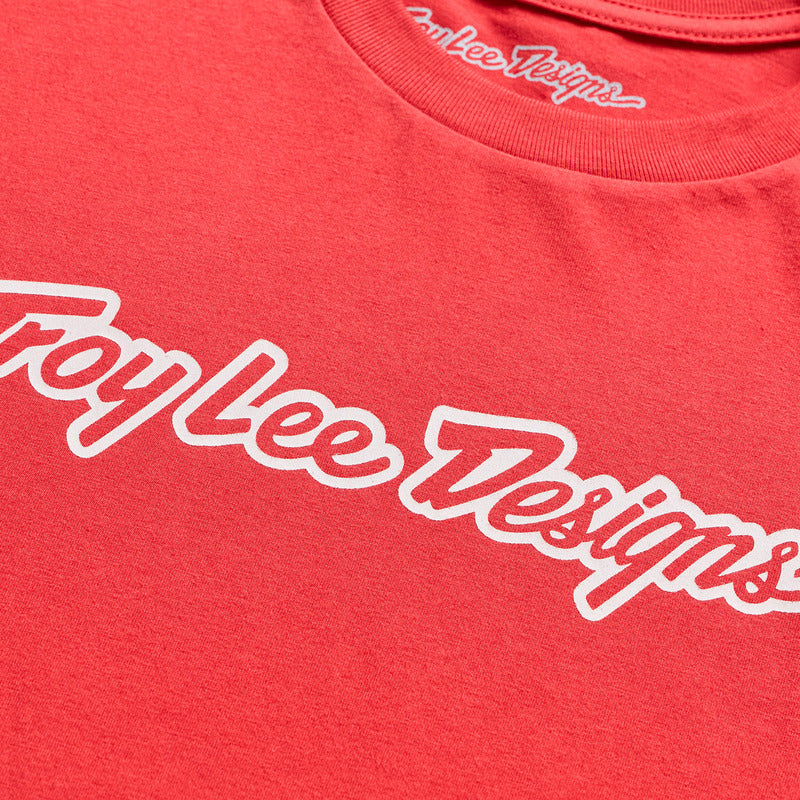 TROY LEE DESIGNS Signature Kindermaat T-Shirt - Zwart