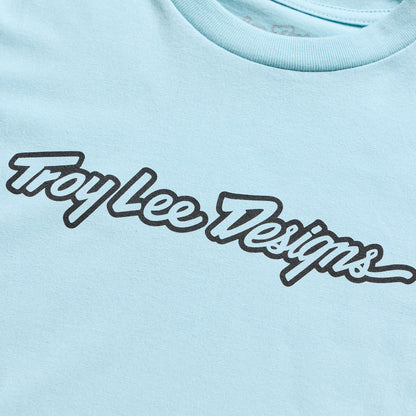 TROY LEE DESIGNS Signature Kindermaat T-Shirt - Zwart