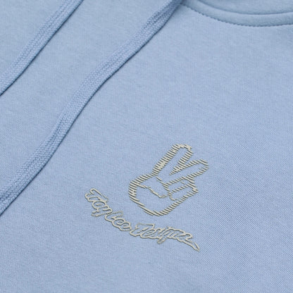 TROY LEE DESIGNS Peace Out Women Dames hoodie - Smoke Blue