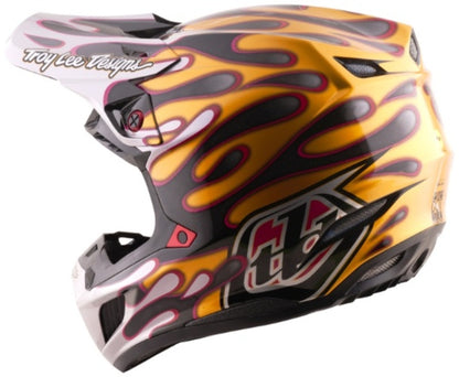 TROY LEE DESIGNS SE5 Carbon Mips Helmet - Overspray Black/Gold