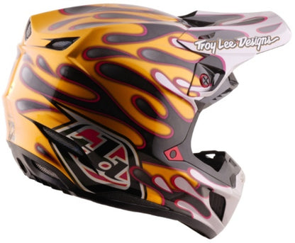 TROY LEE DESIGNS SE5 Carbon Mips Helmet - Overspray Black/Gold