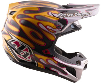 TROY LEE DESIGNS SE5 Carbon Mips Helmet - Overspray Black/Gold
