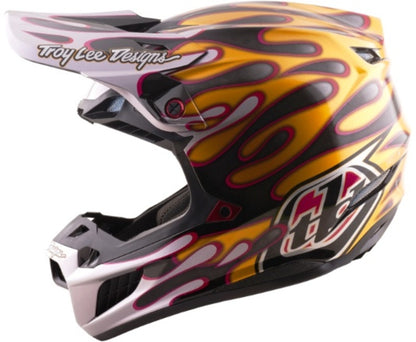 TROY LEE DESIGNS SE5 Carbon Mips Helmet - Overspray Black/Gold