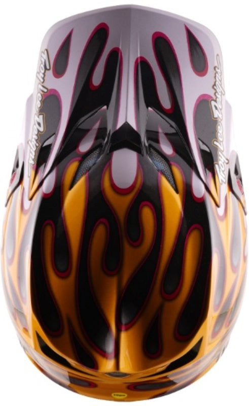 TROY LEE DESIGNS SE5 Carbon Mips Helmet - Overspray Black/Gold