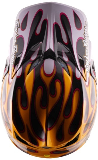 TROY LEE DESIGNS SE5 Carbon Mips Helmet - Overspray Black/Gold