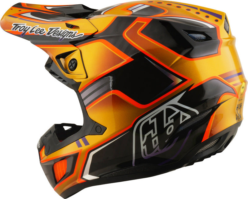 TROY LEE DESIGNS SE5 Carbon Mips Helmet - Crest Gold
