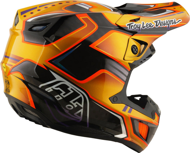 TROY LEE DESIGNS SE5 Carbon Mips Helmet - Crest Gold
