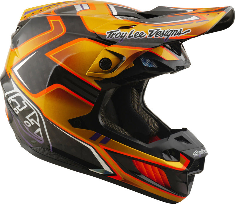 TROY LEE DESIGNS SE5 Carbon Mips Helmet - Crest Gold