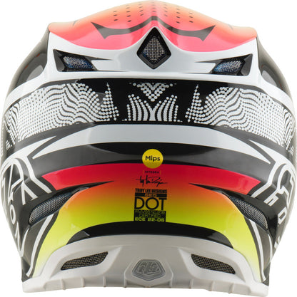 TROY LEE DESIGNS SE5 Carbon Mips Helmet - Lined Up White