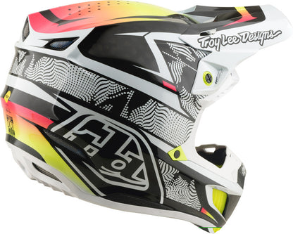 TROY LEE DESIGNS SE5 Carbon Mips Helmet - Lined Up White