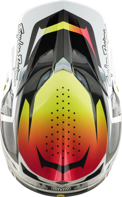 TROY LEE DESIGNS SE5 Carbon Mips Helmet - Lined Up White