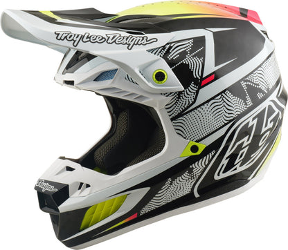 TROY LEE DESIGNS SE5 Carbon Mips Helmet - Lined Up White