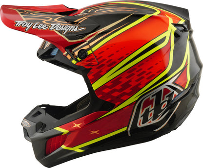 TROY LEE DESIGNS SE5 Carbon Mips Helmet - Wings Red