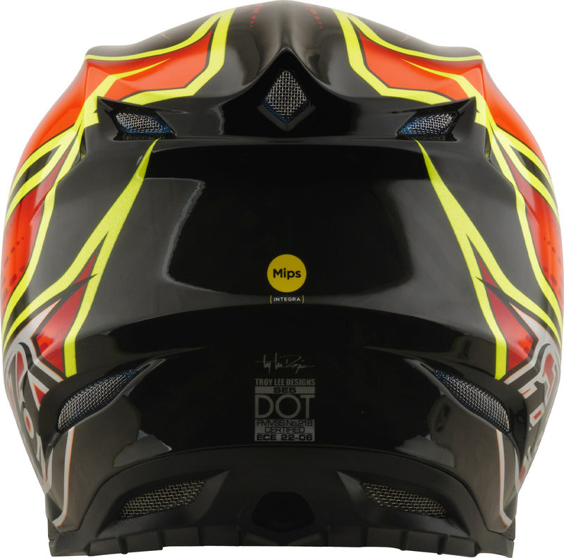 TROY LEE DESIGNS SE5 Carbon Mips Helmet - Wings Red