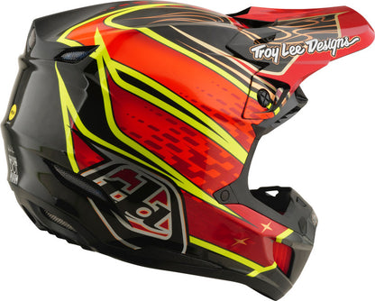 TROY LEE DESIGNS SE5 Carbon Mips Helmet - Wings Red