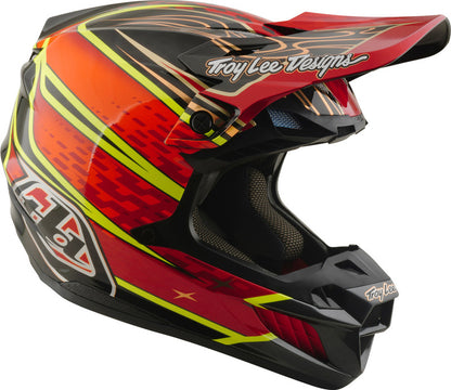 TROY LEE DESIGNS SE5 Carbon Mips Helmet - Wings Red