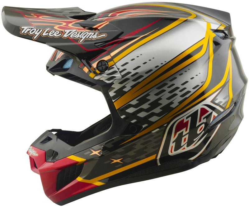 TROY LEE DESIGNS SE5 Composite Mips Helmet - Wings Black