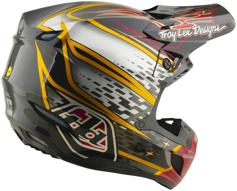 TROY LEE DESIGNS SE5 Composite Mips Helmet - Wings Black