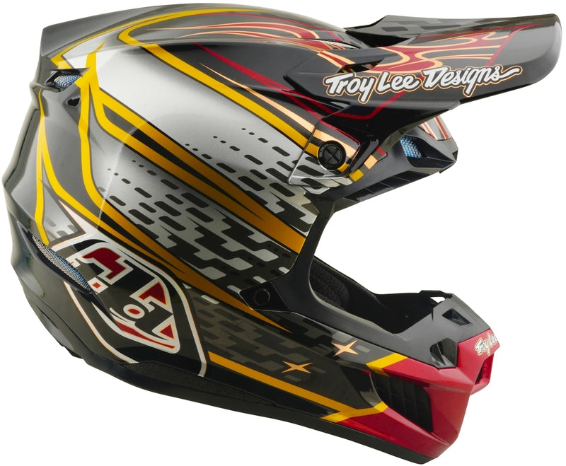 TROY LEE DESIGNS SE5 Composite Mips Helmet - Wings Black