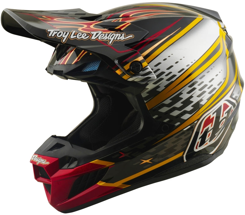 TROY LEE DESIGNS SE5 Composite Mips Helmet - Wings Black