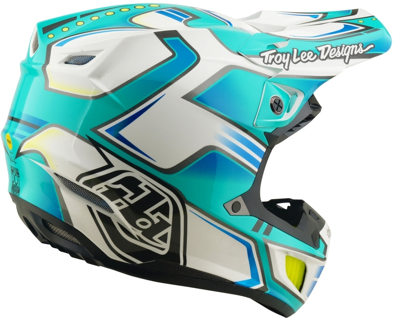 TROY LEE DESIGNS SE5 Composite Mips Helmet - Crest Real Teal