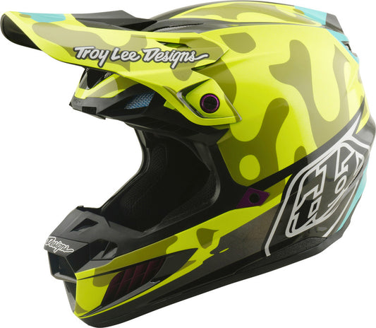 TROY LEE DESIGNS SE5 Composite Mips Helmet - Myth Flo Yellow