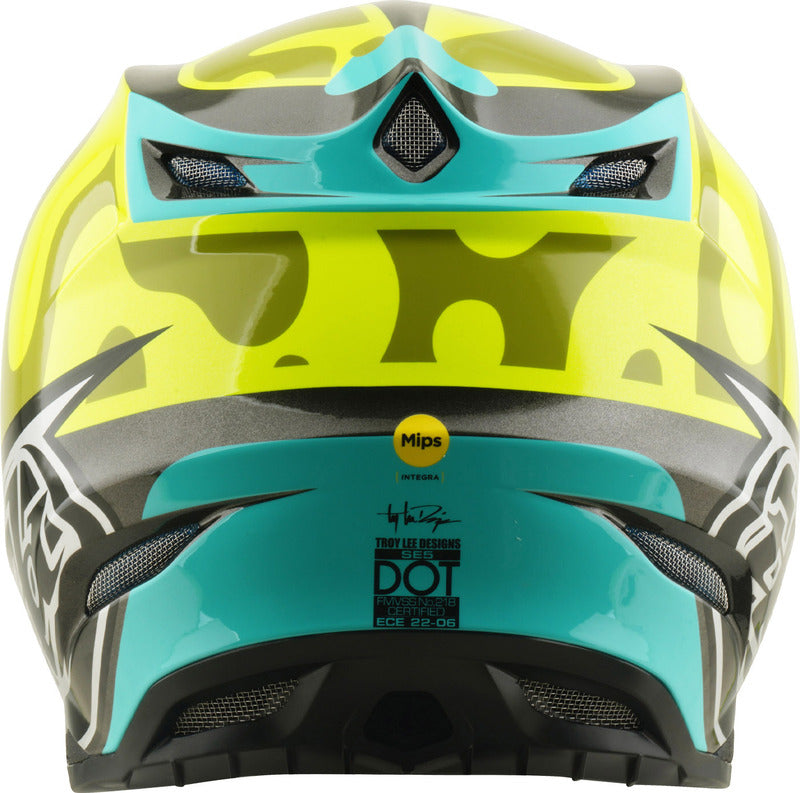 TROY LEE DESIGNS SE5 Composite Mips Helmet - Myth Flo Yellow