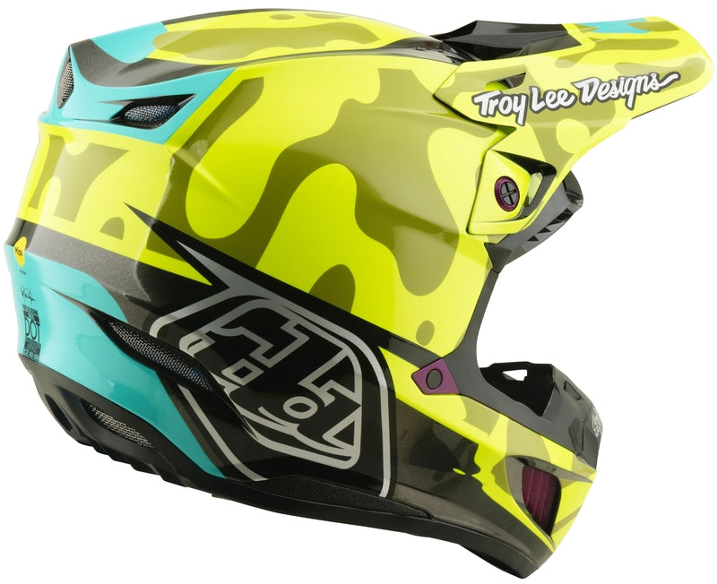 TROY LEE DESIGNS SE5 Composite Mips Helmet - Myth Flo Yellow