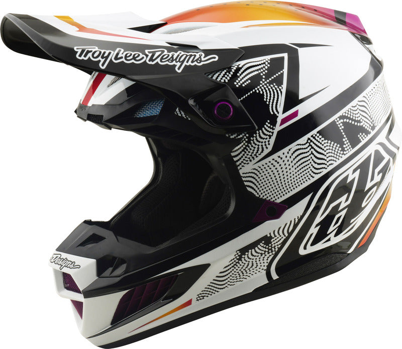 TROY LEE DESIGNS SE5 Composite Mips Helmet - Lined Up Black
