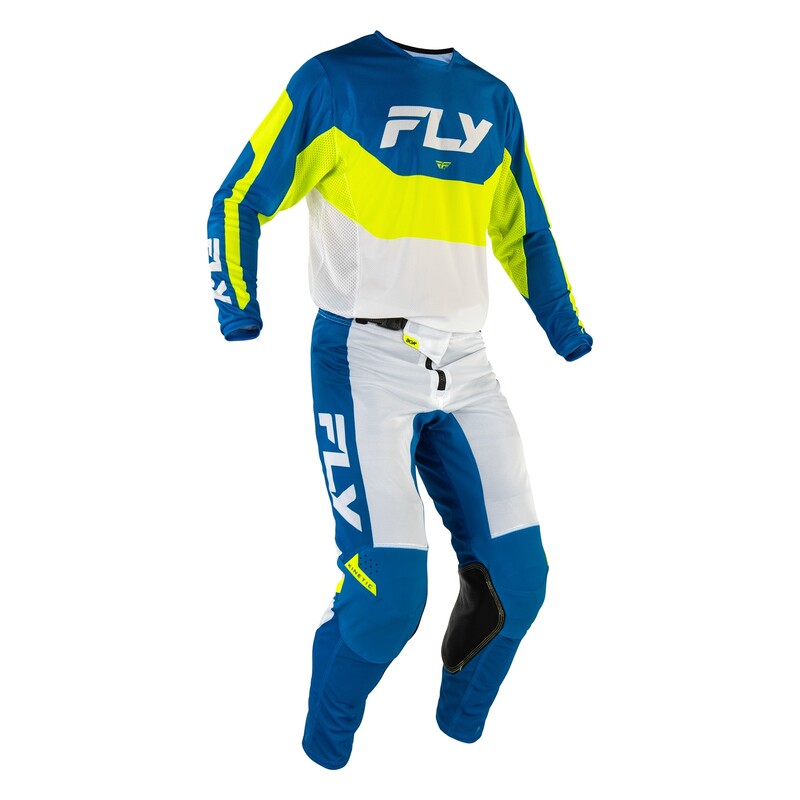 FLY RACING Kinetic Mesh Broek – Wit / Zwart