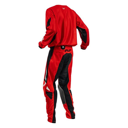 FLY RACING Kinetic Mesh Youth Kindermaat Jersey – Rood / Zwart / Wit