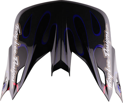 TROY LEE DESIGNS SE5 Carbon Peak - Overspray Black/Gold