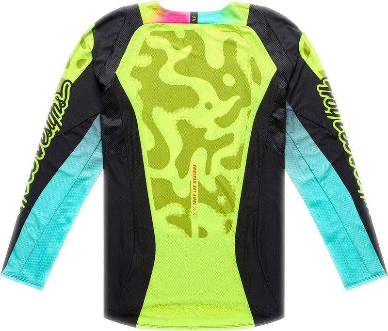 TROY LEE DESIGNS SE Pro Youth Jersey - Myth Black/Flo Yellow