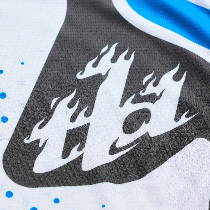 TROY LEE DESIGNS GP Pro Jersey - Roller White/Blue